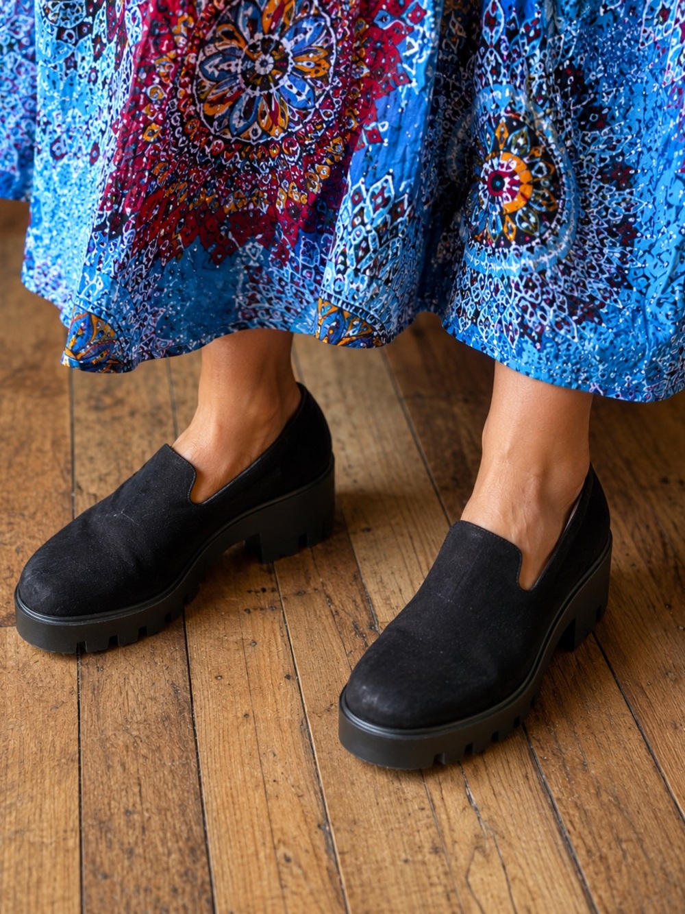 Vintage 90s Y2K Chunky  shoes‎ whimsigoth fairy grunge